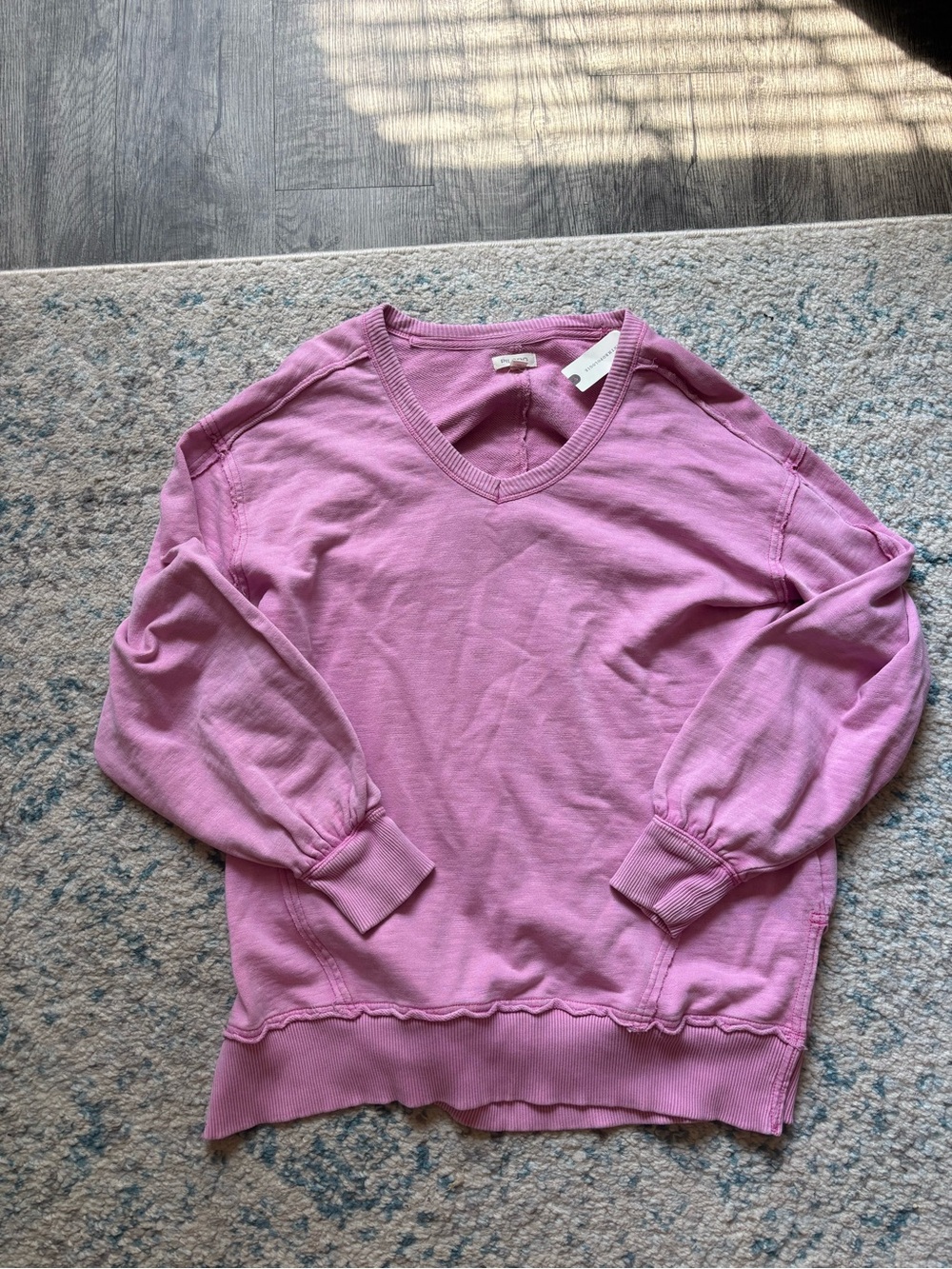 NWT Oversized Anthropologie Pink Pullover